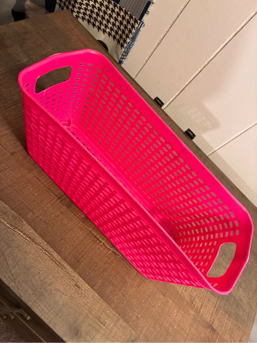 Pink Organizing Basket